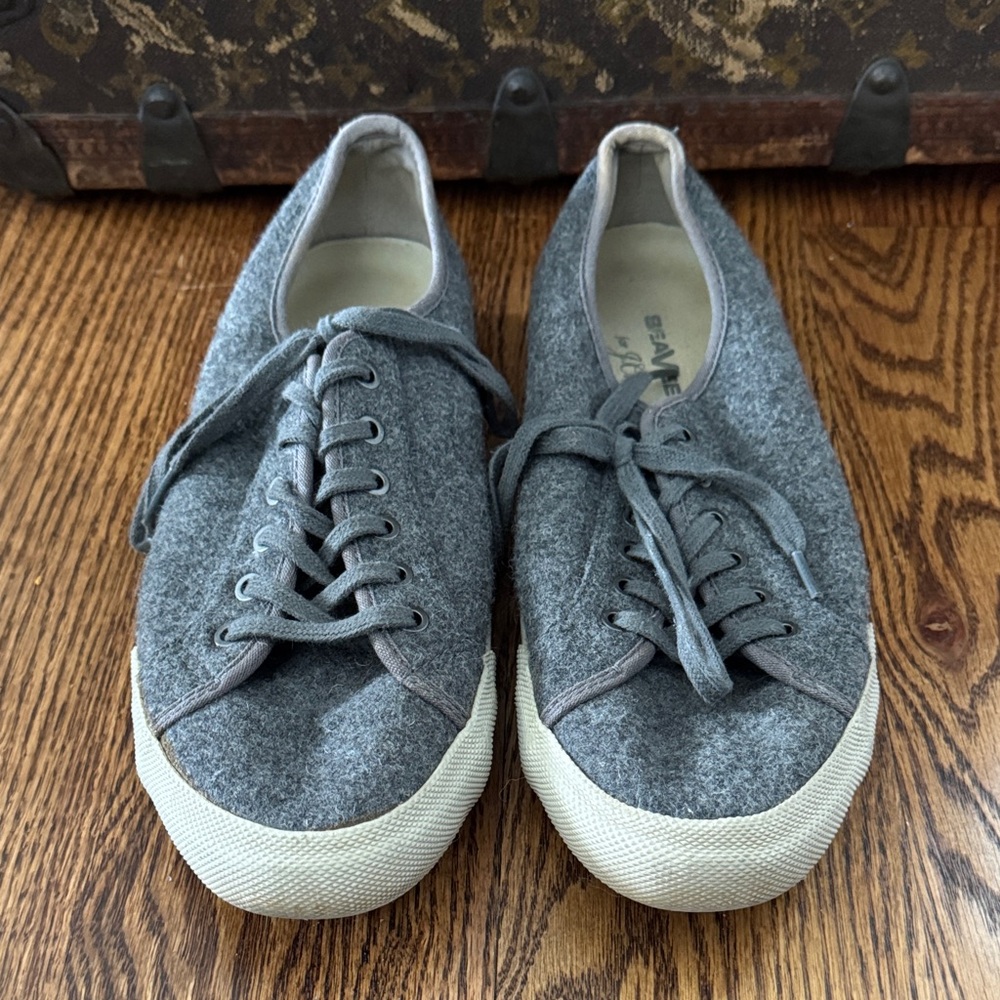 SeaVees for JCREW Charcoal Wool Sneakers